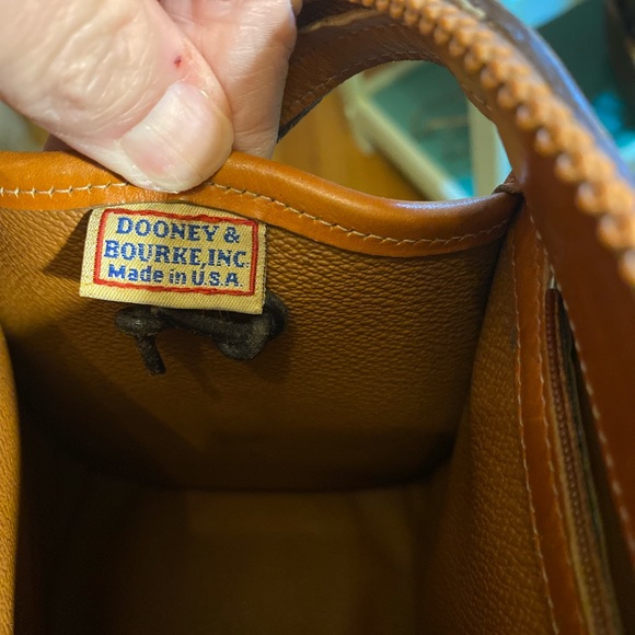 Vintage Dooney and Bourke Blue Satchel - Picture 5 of 12